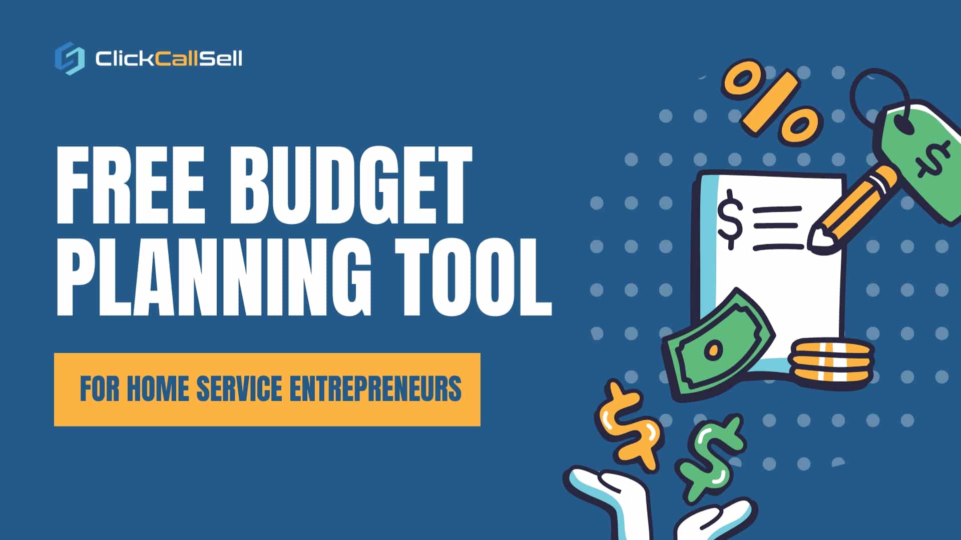 Free Budget Planning Tool For Home Service Entrepreneurs Cover